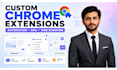 develop a custom chrome extension for automation, apis, or web scraping