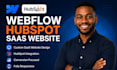 build webflow hubspot saas website design development