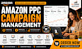 setup your amazon ppc manager, amazon ads campaign management