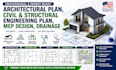 architectural plan, civil and structural engineering plan, mep design drainage