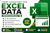 do excel data entry, formatting, cleaning and verification