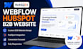 design webflow hubspot b2b website development