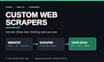 build a custom web scraper with clean data output