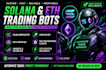 build solana arbitrage bot, mev, sniper, pump fun, sandwich, volume on sol, eth