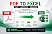 convert invoices receipts and PDF data to excel