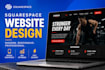 design squarespace website, redesign webesites, edit landing page SEO