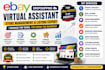 be your ebay virtual assistant VA, ebay dropshipping and store manager