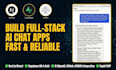 build a full stack ai chat app with next js and supabase
