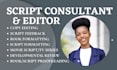 copy edit proofread novel format books screenplay movie script logline synopsis