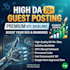 build powerful backlinks with high quality guest posts