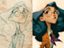draw a cute and funny cartoon illustration