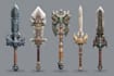 design unique weapons illustrations