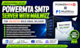 setup powermta SMTP server with mailwizz for unlimited bulk email delivery