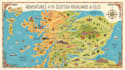 draw custom travel illustrated vector map design