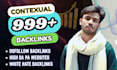 build high da SEO backlink link building with contextual links