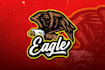 design a powerful eagle mascot logo for your team