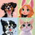 pet portrait into cute disney style