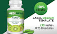 create supplement label, vials, medicine label and packaging design