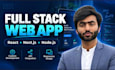 build a full stack web application with react next js and node js