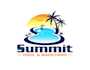 create professional and awesome swimming pool logo design
