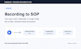 turn your loom transcript or rough notes into a clear sop