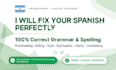 fix spanish spelling and grammar perfectly