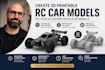 create 3d printable rc car models, stl files and custom vehicle 3d models