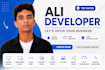 create professional responsive front end website