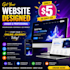 create a modern website design