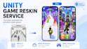 professionally reskin and customize your unity hyper casual game