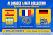 do ai dataset and data collection spanish french german