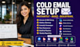 set up your cold email system in instantly, buzz and boldtrail CRM