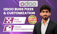 fix odoo errors, bugs and odoo customization