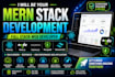 be your mern stack developer and full stack web developer