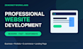 develop a professional responsive website with modern design