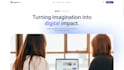 build a modern react landing page or website