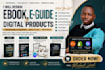 create and design a professional e guide and e book