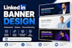 design linkedin banners, post and social media graphics
