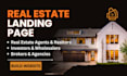 design a high converting real estate landing page