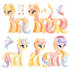illustrate your custom pony character with unique details