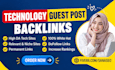 do technology guest post, high da tech guest post on US tech SEO backlink