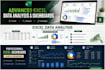 do advanced excel data analysis and dashboards