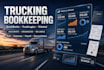 do trucking bookkeeping using quickbooks, trucklogics and tailwind