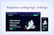 create a modern responsive landing page