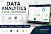 do data cleaning,data analysis and excel dashboard