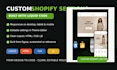 build a custom shopify section with liquid code