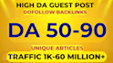 publish high da guest posts with permanent dofollow backlinks