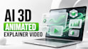 create an ai 3d saas explainer video, software demo, and app promo