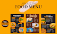 create amaizing bar menu,cafe menu,recipe card design