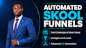 gamified skool community paid challenge setup, gohighlevel funnel automation n8n